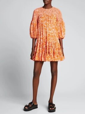 cinq a sept Billowed sleeve Roma Dress